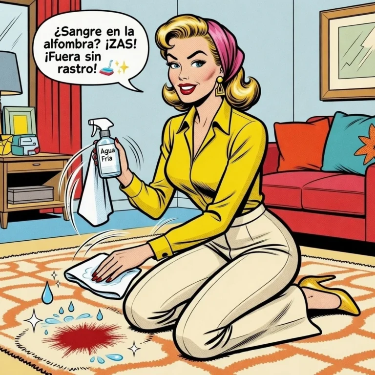 sangre en alfombra ;commo quitar manchas de sangre